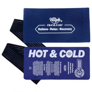 Hilph Poche de Glace en Gel avec Sangle, 28x14cm Poches de Glace Froid pour Genou & Cheville, Compresse à Glace Froide Versatile - Sac Glace de Froid Réutilisable & Durable (Hilph Store, neuf)