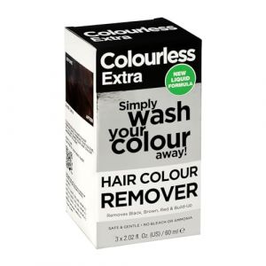 Colourless Max Effect D&eacute;colorant Ammoniaque Libre Noir pour Tous les Cheveux Permanents (Mr Cosmetics, neuf)
