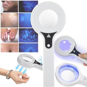 Analyseur De Peau &agrave; Lampe Woods, Analyseur Grossissant Uv Professionnel Pour Le Diagnostic De La Peau, Lampe D'Analyse De Beaut&eacute; Pour Salon De Beaut&eacute;, Op&eacute;Ration &agrave; Une Touche (yingxianhuanpunikangbaihuodian, neuf)