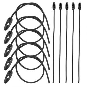 Tendeur Elastique Sandow Elastique pour Panneau d'avertissement Porte-v&eacute;los Italie 10 Morceaux de Tendeurs Elastique avec Crochets 50 cm,pour V&eacute;los Motos Toiles Haubans de Vamping Longueur R&eacute;glable (DaMai Trading, neuf)