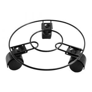 rockible Support de Support de Plante Roulante en Pot avec 3 roulettes en Fer M&eacute;tallique pour Arri&egrave;re-Cour Ou Balcon, Plateau de Soucoupe pour Jardini&egrave;re &agrave; roulettes, Support de Pot de Fleur, 20CM (motokitio, neuf)