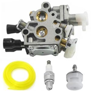 ZAMDOE Carburateur Carb pour Stihl HS46 HS56 pour ZAMA C1T-S195 C1T-S195E 4242-120-0600 7010-871-0231 Series Moteur de taille-haie remplace le d&eacute;broussailleuse (ZAMDOE, neuf)