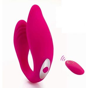 Vibrant de culotte portable avec &agrave; distance Vibromasseur de culotte portable contr&ocirc;l&eacute; par pour t&eacute;l&eacute;phone intelligent avec t&eacute;l&eacute;commande sans fil Vibrador pour femmes QX-02 (LINGYWUNkendingfacai, neuf)
