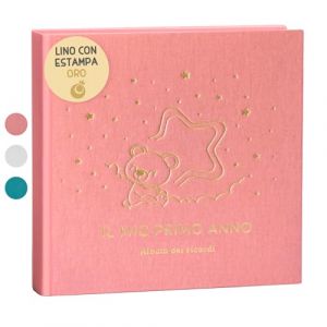 Livre de Naissance B&eacute;b&eacute; Ma Premi&egrave;re Ann&eacute;e | Album de Naissance et Livre Souvenir B&eacute;b&eacute; pour coller des photos et &eacute;crire | Album Photo Bebe avec stickers id&eacute;al comme Cadeau Naissance Fille et Garcon (LenoaBaby, neuf)