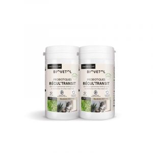 Biovetol - Probiotique - Comprimés Regul'Transit - Complément Alimentaire Spécial Transit (Chat, Lot de 2) (Biomegis Laboratoire, neuf)