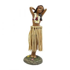 Baoblaze Poup&eacute;e Hawa&iuml;enne Tableau de Bord, Tableau de Bord Bobbleheads Figurine de D&eacute;coration Danseuse pour Voiture, Maison (Grand Plaisir 360, neuf)