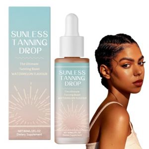 Gouttes De Bronzage Sans Soleil, Gouttes Pour Stimuler Naturellement La M&eacute;lanine, Gouttes Buvables Orales, Booster De M&eacute;lanine Naturel Et V&eacute;g&eacute;talien, Rehausse Le Teint Naturel De La Peau (SXRXHF, neuf)