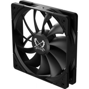 Scythe Kaze Flex II PWM Ventilateur de bo&icirc;tier d'ordinateur silencieux &agrave; vitesse r&eacute;guli&egrave;re 4 broches Noir 120 mm (Scythe Technology Co.,Ltd, neuf)