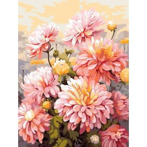 Fan House Peinture par Numéros Adulte, Kit de Peinture à L'huile par Numéro, Peinture Numérique Dessinée à la Main, DIY Peinture à L'huile avec Peinture et Pinceau - Sans Cadre 40x50cm (EPEI-OFFICIAL GLOBAL, neuf)