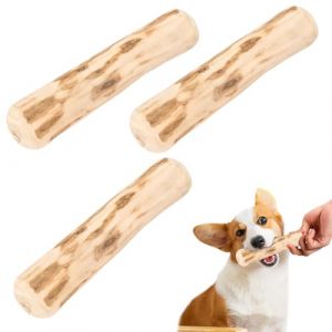 ZYEKIU 3 Pi&egrave;ces Bois de Cafeier Chien, Jouet de Dentition pour Chiot, Os en Bois pour Chien, Racines &agrave; M&acirc;cher, B&acirc;ton &agrave; M&acirc;cher Naturel, Soigne Les Dents, R&eacute;duit l'Anxi&eacute;t&eacute; et Renforce la M&acirc;choire (RUIYIDZ, neuf)