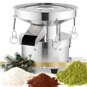 YUCHENGTECH Tamis Automatique 5L Tamis &agrave; Farine &Eacute;lectrique Tamis Vibrant en Acier Inoxydable pour Le Tamisage pour Poudres/Granul&eacute;s 1350rpm 50W [Sans Tamis] (YUCHENGTECHUK, neuf)