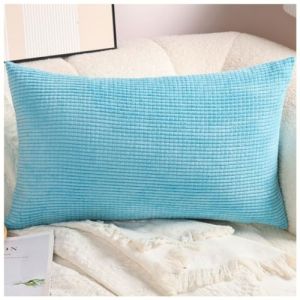 Taie D'oreiller 50x70,60x80 Extensible Housse De Coussin 30x50, Taie Oreiller 40x60,Housse D'oreiller 40x70 Rectangulaire Velours C&ocirc;tel&eacute; Housses De Coussin Luxe Style Pour Canap&eacute; ( Color : #12 , Size (leeupault, neuf)