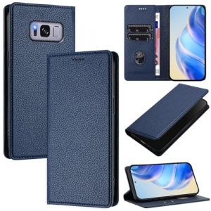 xinyunew Coque pour Samsung Galaxy S8 Plus, RFID Blocage Portefeuille Etui &agrave; Rabat, Housse en Cuir PU pour Samsung Galaxy S8 Plus, Bleu (xinyunew, neuf)
