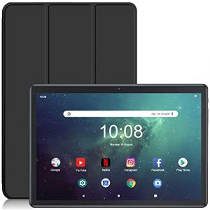 niuniutab Tablette Android,Tablette10 Pouces,16 Go de RAM 128 Go de ROM (256 Go Extensible),Caméra 2MP+ 8MP，2.5D IPS 800x1280 FHD，Grande Batterie Tablette Tactile.(Noir) (NIUNIUTAB, neuf)