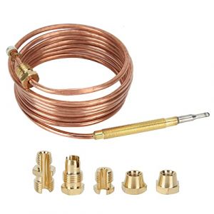 Kit thermocouple à gaz universel, Kit de thermocouple universel à gaz,thermocouple universel gaz,thermocouple,thermocouple de remplacement avec écrous pour barbecue et gril (KnowStoree, neuf)