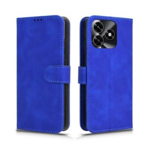 PEIYE Coque pour Honor X5c Plus, Flip &Eacute;tui Portefeuille en Cuir PU, Housse (Cover Case) Antichoc avec Porte-Cartes, Fermeture Magn&eacute;tique, Fonction de Support, (Bleu) (Zanwon, neuf)