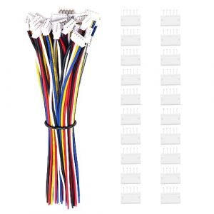 Lyeteung 20 Paires JST 1.5 ZH 5 Pin Connecteur, Micro JST ZH 1.5 5-Broches Connecteur Plug Mâle avec Câble de 150mm 26AWG et Femelle (Lyeteung, neuf)