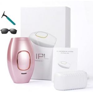 Lumynology BLOOMY Épilateur Lumière Pulsée, D'épilation Épilateur Laser Portable,Pour Femme Et Homme, Corps, Visage, Aisselles (Rose) (PJSshop, neuf)