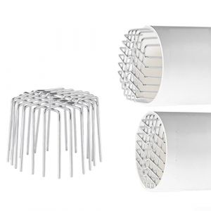 Couvercle d'a&eacute;ration, grille en acier inoxydable 304 anti-oiseaux pour extracteur de salle de bain, hotte, tuyau de vidange en PVC (tube 110) (Livehomeshop, neuf)