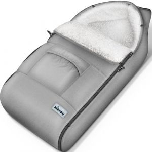 KIDUKU Chancelière pour Poussette - Sac de Couchage bébé Lavable | Couvre-Pieds pour Coque bébé avec Fermeture éclair et Grande Poche (DWD-Company, neuf)