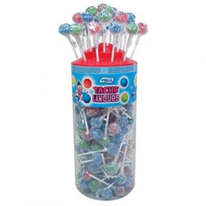 VIDAL Sucettes Tâche Langue x 150 (B.L.K, neuf)