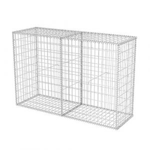 vidaXL Panier de Gabion Acier 150x50x100 cm Clôture Murale de Jardin Bordure (vidaXL FR, neuf)