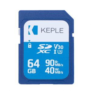 Keple 64GB 32Go SD Memoire Carte de Quick Speed SDcarte Compatible avec Panasonic Lumix DMC-FZ1000, DMC-FZ72, DMC-FZ330, DMC-FZ200, DMC-FH6, DMC-FH8 SLR Digital Kamera | 64GB UHS-1 U1 SDXC Card (Keple, neuf)