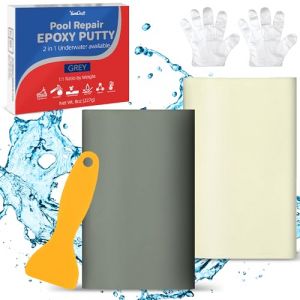 Mastic Epoxy, 227g Mastic Epoxy Putty de RéParation Sous L'Eau, 2 Parties Colle Epoxy Utilisé Pour RéParer les Fuites, les Fissures, la RéParation, le Remplissage, la Gravure(Gris) (TopArtLLC, neuf)
