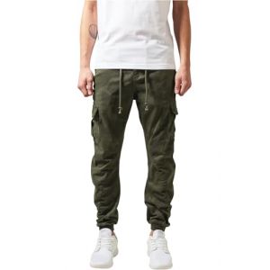 Urban Classics Treillis élastiqué Homme Bas de survêtement Camouflage forêt S (E.M.P., neuf)