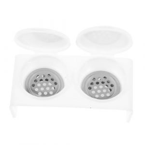 NIYANGLE Double Godet Pour Manucure Godet Pour Liquide à Ongles Avec Couvercle Bol à Tremper Pour Ongles Et Monomère (Telinei, neuf)