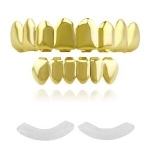 yufanaCapuchons Dent en Or Hip Hop, Rappeur or Ami de la Dent D'or Cuivre (Achengqi, neuf)