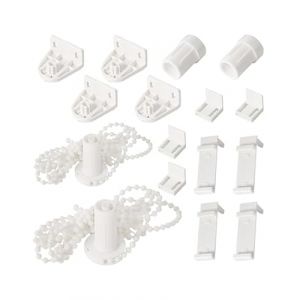 KGDUYC 2 Ensemble de Accessoires pour stores enrouleurs(17 mm/PVC/sans percage) Fixation pour Store Enrouleur pour Store fenetre Store Enrouleur etc (Qertyias OÜ, neuf)