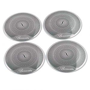 D&eacute;coration de Voiture 4pcs Caract&eacute;ristiques de Voiture Audio Haut-Parleur Decor Cover Cover Sticker 3D Sticker Compatible avec Mercedes Benz Amg C E Classe W205 W213 GLC Carry (HONGPEI, neuf)