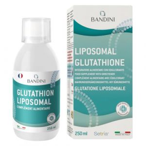 Bandini&reg; Glutathion Liposomal 250 ml - Forme Active L-Glutathion R&eacute;ductase (GSH) Liquide - Puissant Antioxydant & Anti-&acirc;ge - Protection Cellulaire Optimale - 100% Vegan Sans OGM - Avec Bouchon Doseur (Bandini Pharma, neuf)