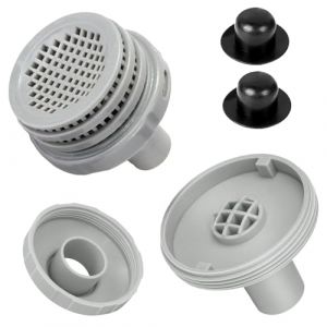 CHENBOOW Cr&eacute;pine D'Entr&eacute;e de Piscine,Connecteur de Cr&eacute;pine 32mm,Connecteur de Jet d'eau de Piscine,Accessoires de Piscine,Kit de Raccordement Piscine,pour Accessoires Piscine Hors Sol (CHENBOOW, neuf)