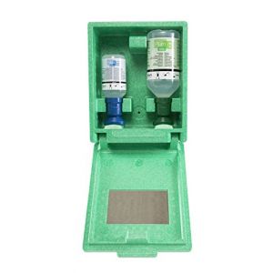 Plum 4789 Station d'urgence pour les yeux dans une bo&icirc;te murale avec 2 bouteilles (HEES + PETERS, neuf)