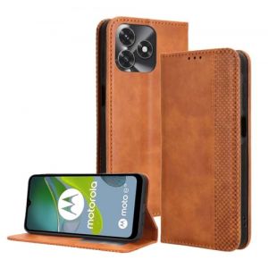 PEIYE Coque pour Honor X5c Plus, &Eacute;tui Flip en Cuir PU, Housse (Cover Case) Antichoc avec Porte-Cartes, Fermeture Magn&eacute;tique, Fonction de Support - Brun (Zanwon, neuf)