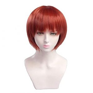 Game Koizumi Mahiru Cosplay Wigs Straight Cartoon Heat Resistant Synthetic Hairpiece Party Costume Wig Pelucas (good stuff A, neuf)