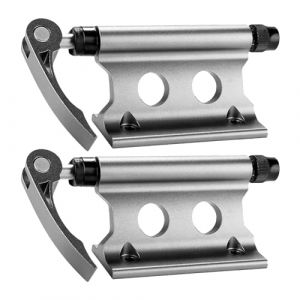 Support de fourche de v&eacute;lo, support de roue avant de v&eacute;lo de montagne, support de fourche &agrave; d&eacute;gagement rapide avec support de fourche avant, ensemble de support de roue arri&egrave;re pour voyage en plein (divinge, neuf)