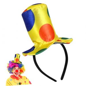 LIFKOME Headband De Clown Pour Adultes Et Garçon Fille Accessoire De Déguisement Pour Carnaval Halloween Et Spectacles (Lmposing, neuf)