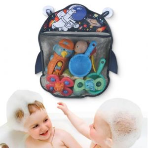 EJRUP Filet Jouet Bain 1 Pi&egrave;ce Sac de Rangement Astronaute, Rangement Jouets de Bain pour Enfants (Anilalowbility, neuf)