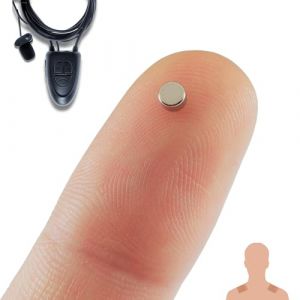 PingaOculto Oreillette Espion Bluetooth Ecouteur Mini Invisible Examen Nano Cach&eacute; Telephone Microphone par C&acirc;ble Bandes Adh&eacute;sives - Casque sans Fil Discrete Ecoute Distance (Oreillette Espion Nano V5) (PingaOculto, neuf)