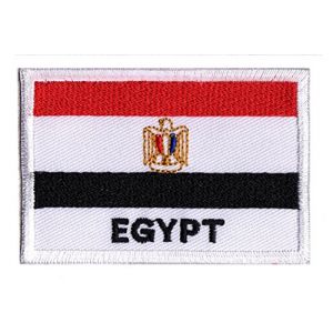 Patche Écusson Egypte Drapeau Egyptien Patch Brodé A Coudre (Naga.Hitam, neuf)