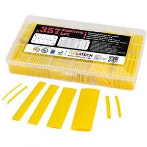 ISO-PROFI® 357 pcs Magnum Box Gaine Thermorétractable assortiment Set Ratio 2: 1 jaune (ISOLATECH-DE, neuf)