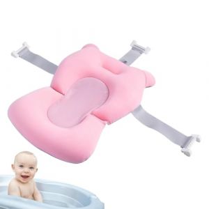 ETUCYNG 43x28x22cm Hamac De Bain Pour Bébé Tapis Bain Maille Coussin Flottant Hamac De Bain Réglable Antidérapant Coussin En Maille Pour Tapis De Bain De Siège De Bain Idéal Cadeau Prénatal (OuiouiMarke(Livraison express à partir de 5 euros), neuf)