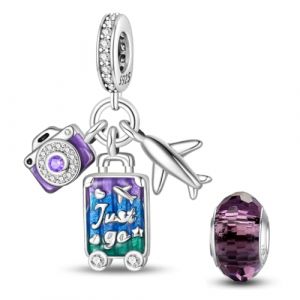 HappyStar Perles Charms Argent Sterling 925 Animal Charm Collection, breloque trèfle à quatre feuilles pour femme, compatible avec les bracelets et colliers européens Pandora (Dongguan liangzhiyang Trading Co., Ltd, neuf)