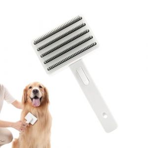Dog Brush for Shedding, Pet Grooming Tool, Ergonomic Detangling Design, Dematting & Bath Massage Bristles, Soft Grip Handle, Blue 1-Pack, For Puppy Home Care Shower & Coat (jinkert, neuf)