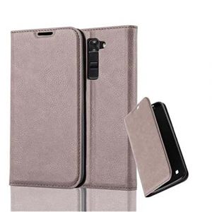 cadorabo Coque pour LG K7 2017 en Marron CAF&Eacute; - Housse Protection avec Fermoire Magn&eacute;tique, Stand Horizontal et Fente Carte - Portefeuille Etui Poche Folio Case Cover (cadorabo-shop, neuf)