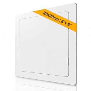 Proxinova Trappe de Visite 200x200 mm, Trappe Regard Compteur D'Eau, Trappe Pour Comble, Plafond, Baignoire, boîtes à fusibles, Dissimule les fils et les tuyaux, S'adapte au ras des surfaces (Proxinova | Neulabs, neuf)