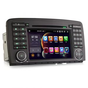 GONFEN 4Go+64Go 8 C&oelig;urs Android 14.0 Autoradio St&eacute;r&eacute;o pour Mercedes R-Classe W251 avec GPS Navigateur sans Fil CarPlay et Android Auto WiFi 4G CD USB Bluetooth 5.0 Dab+ RDS AM/FM DSP CANbus 7" &eacute;cran (Camovdvd, neuf)